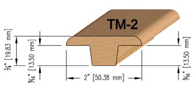 12mm Maple T-Mould 