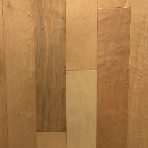 125mm Natural Maple Flat Engineered T&G