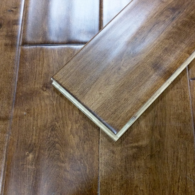 125mm T&G Wide Distressed Mojave Maple Distressed Engineered Flooring