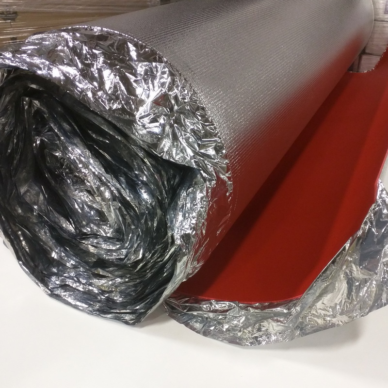 Sound Reduction Underlayment with moisture barrier for Vinyl Flooring