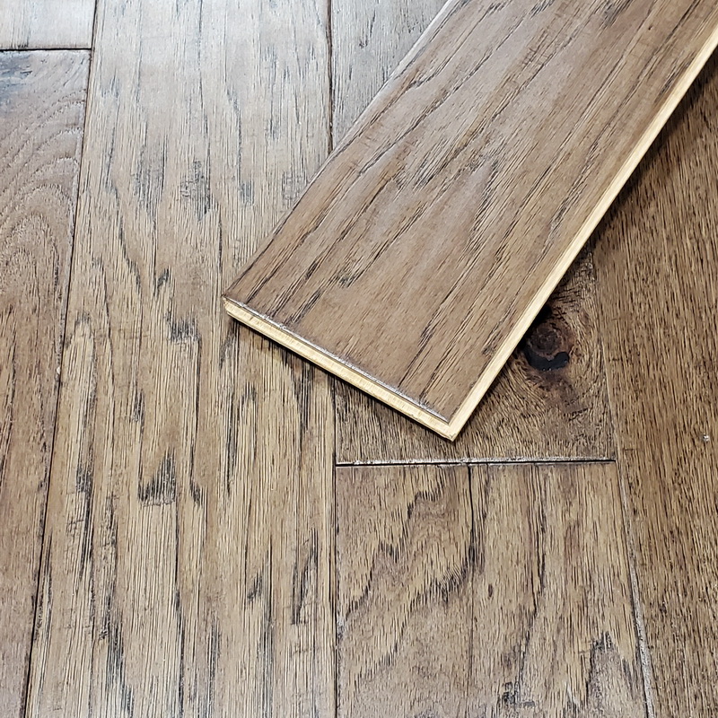 127mm Heritage Hickory Distressed Engineered T&G