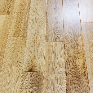 125mm Natural Oak Flat Engineered T&G