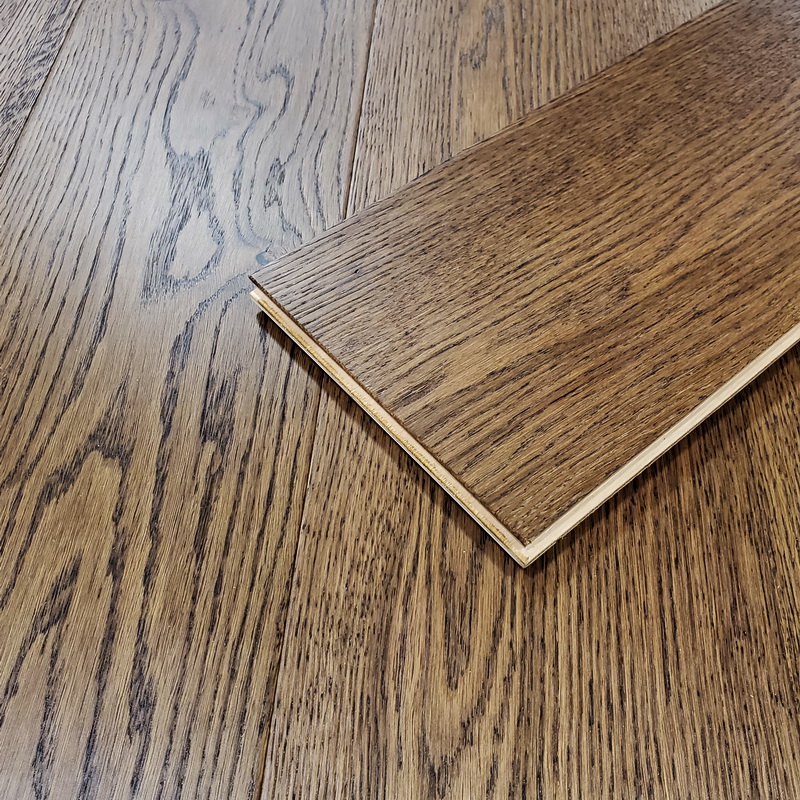190mm Windsor Brown Oak Brushed Engineered T&G