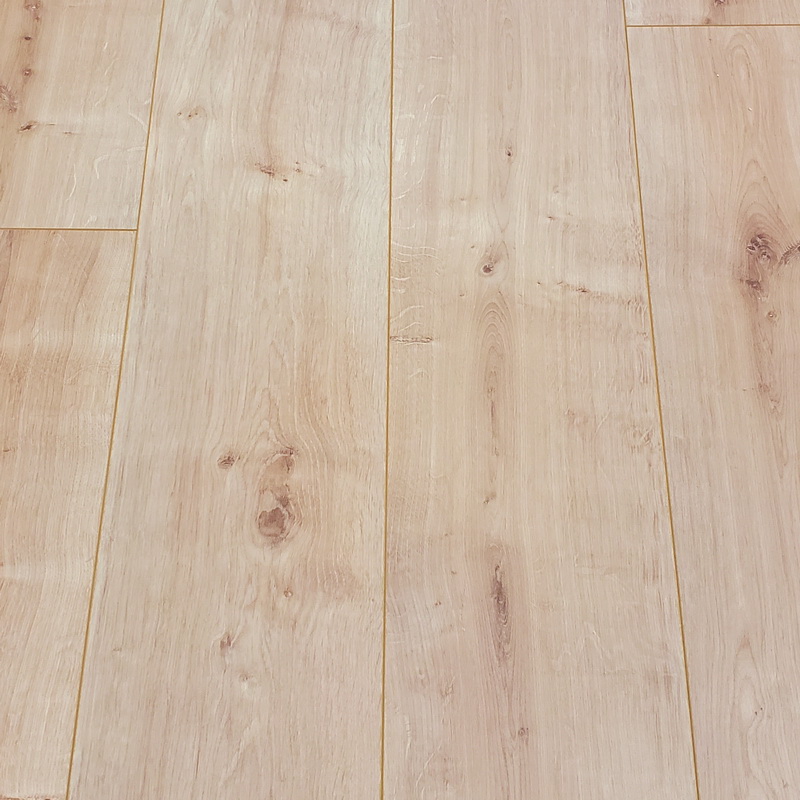 Laminate Flooring Dark Beige 194mm Flat