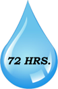 72 hours waterproof